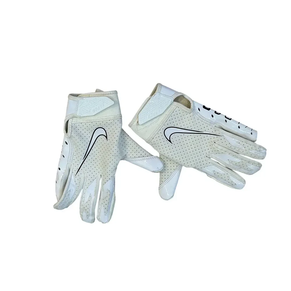 Nike Vapor Jet 6.0 Football Gloves Youth Medium YM White Receiver Grip